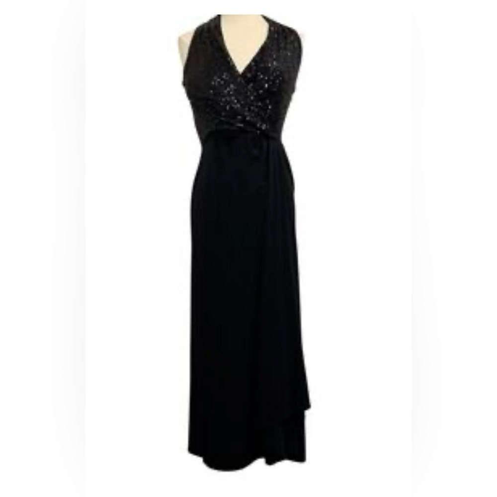 Lauren Ralph Lauren Sequined Evening Gown Dance Prom Ballroom